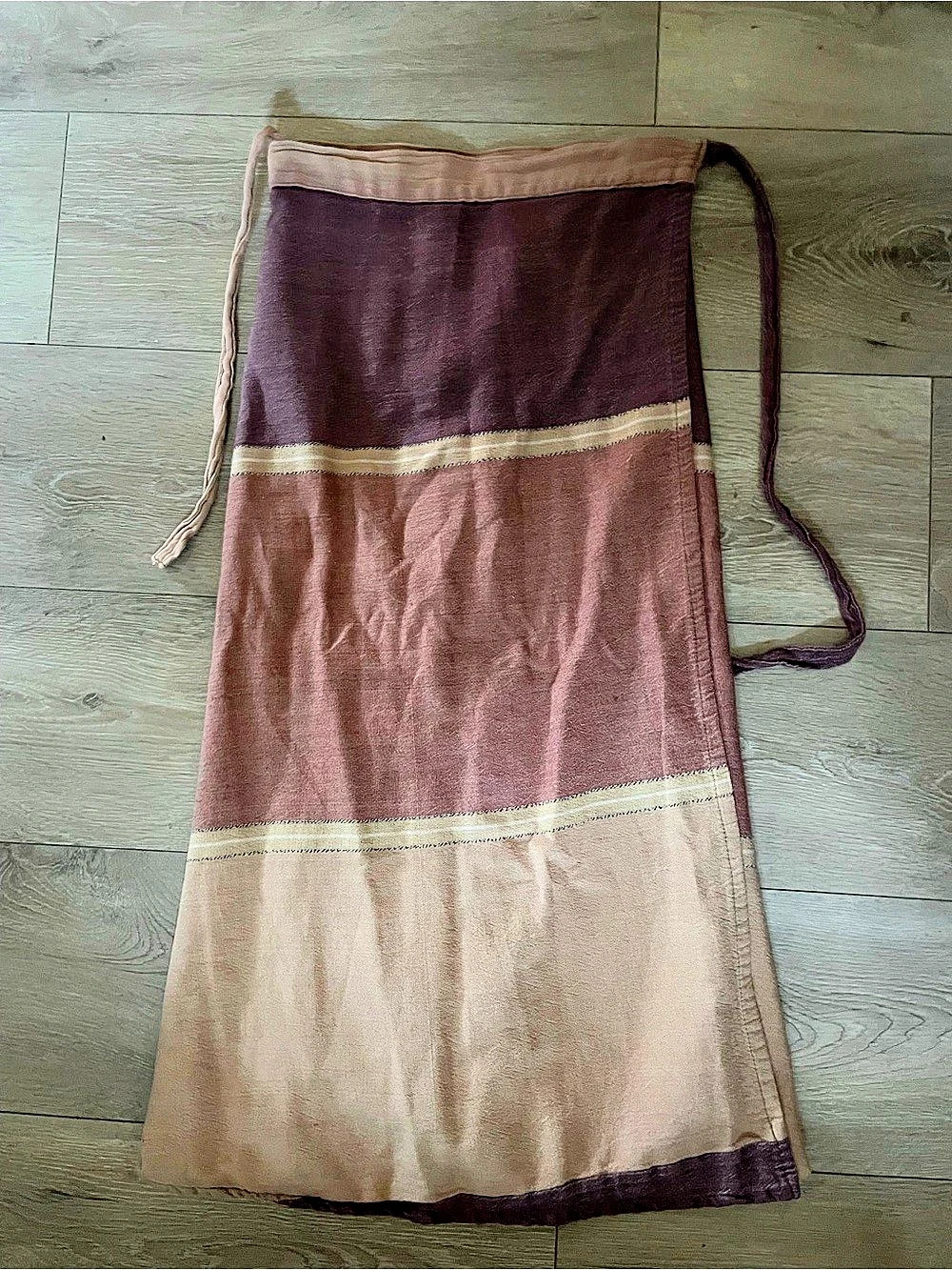 Cotton Maxi Wrap Skirt